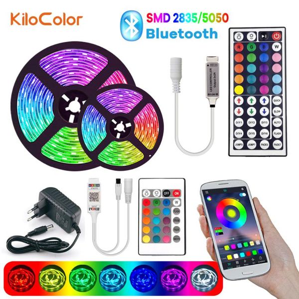 led strip lights bluetooth luces led rgb smd 2835 flexible tape diode 10m 20m 30m dc 12v remote control adapter
led strip lights bluetooth luces led rgb smd 2835 flexible tape diode 10m 20m 30m dc 12v remote control adapter