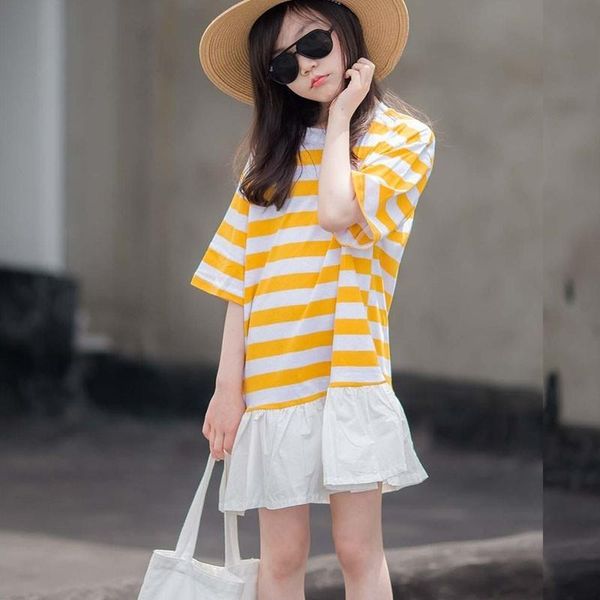 girl's dresses mother and duaghter dress clothing patchwork summer cotton girl yellow white striped teen girls size 10 to 14 cute, Red;yellow
girl's dresses mother and duaghter dress clothing patchwork summer cotton girl yellow white striped teen girls size 10 to 14 cute, Red;yellow