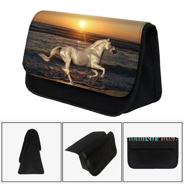cosmetic bags & cases animal horse print case women pencil bag kids learning stationery school storage children pen gift
cosmetic bags & cases animal horse print case women pencil bag kids learning stationery school storage children pen gift