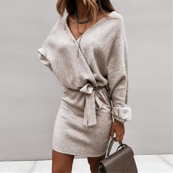 casual dresses female office lady party club women autumn dress jurken feminina long sleeve with belt plus size elegant dreses overalls gv87, Black;gray
casual dresses female office lady party club women autumn dress jurken feminina long sleeve with belt plus size elegant dreses overalls gv87, Black;gray