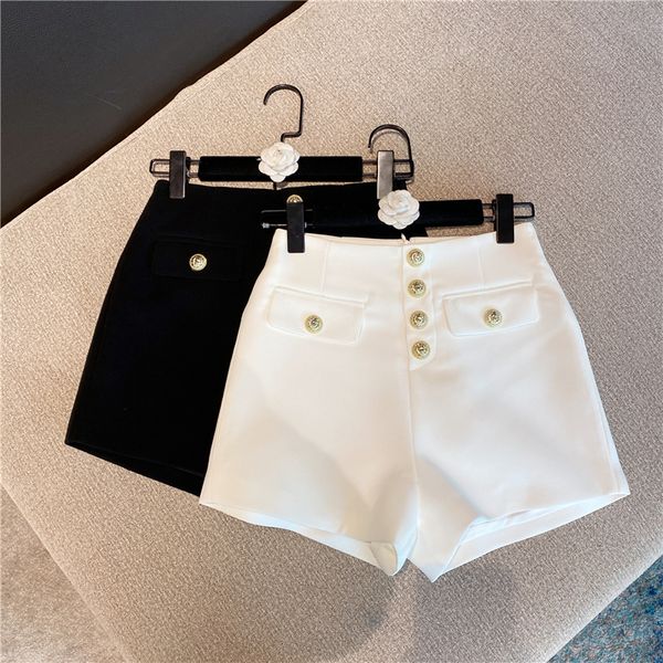 2021 Spring Solid New Waist High Show Thin Copper Button-to-line Suit Simple and Versatile Warm Shorts for Woman Lkcm, White;black
2021 Spring Solid New Waist High Show Thin Copper Button-to-line Suit Simple and Versatile Warm Shorts for Woman Lkcm, White;black