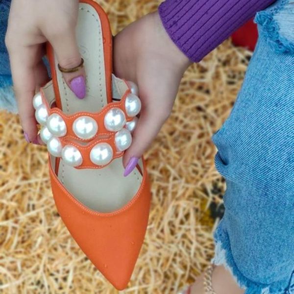 slippers 2021 spring summer women pointed toe pearly straps black nude orange yellow mint lilac dates street wear
slippers 2021 spring summer women pointed toe pearly straps black nude orange yellow mint lilac dates street wear