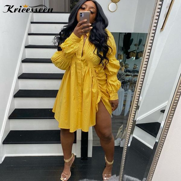casual dresses kricesseen solid yellow loose irregular midi dress women long sleeve bodycon shirring party club, Black;gray
casual dresses kricesseen solid yellow loose irregular midi dress women long sleeve bodycon shirring party club, Black;gray