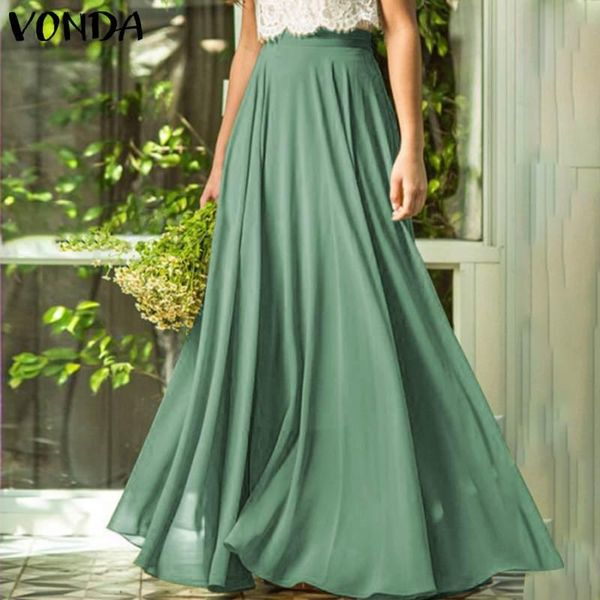 skirts women office ladies elegant skirt high waist pleated maxi 2021 vonda party faldas de mujer, Black
skirts women office ladies elegant skirt high waist pleated maxi 2021 vonda party faldas de mujer, Black