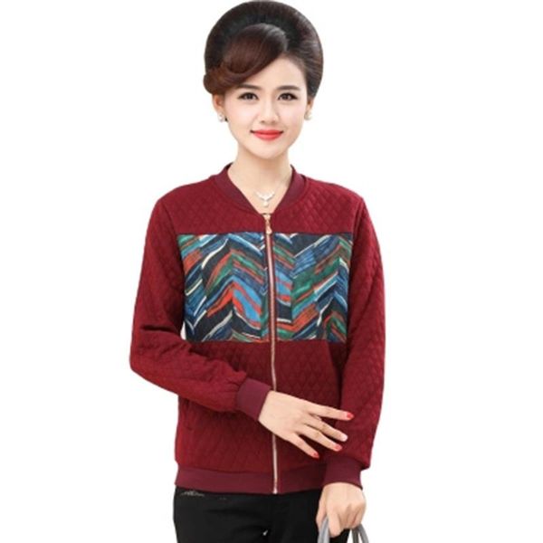 women's jackets 2021 spring middle age women short jacket coat female print o-neck bomber ladies plus size casual outwear f434, Black;brown
women's jackets 2021 spring middle age women short jacket coat female print o-neck bomber ladies plus size casual outwear f434, Black;brown