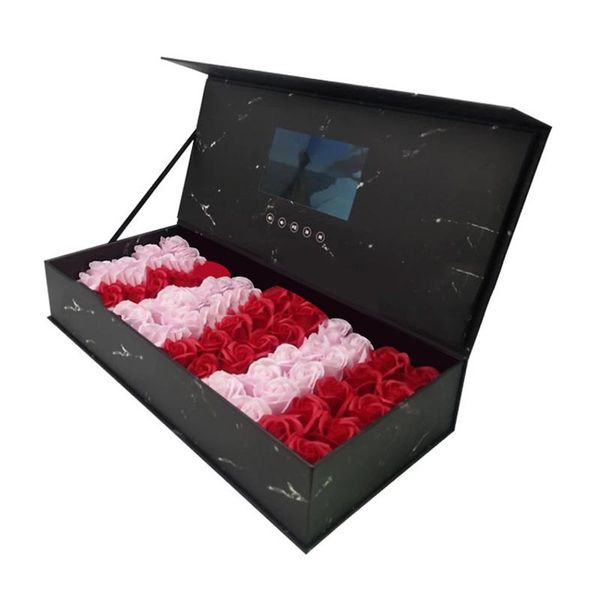 new style marble printing rectangle birthday flower gift 7 inch lcd display video box
new style marble printing rectangle birthday flower gift 7 inch lcd display video box