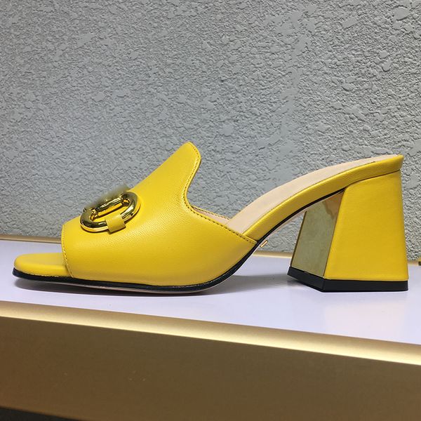 summer fashion coarse heels slipper women sandals genuine leather metal button shoes womens sandal slides high heel slippers with box, Black
summer fashion coarse heels slipper women sandals genuine leather metal button shoes womens sandal slides high heel slippers with box, Black