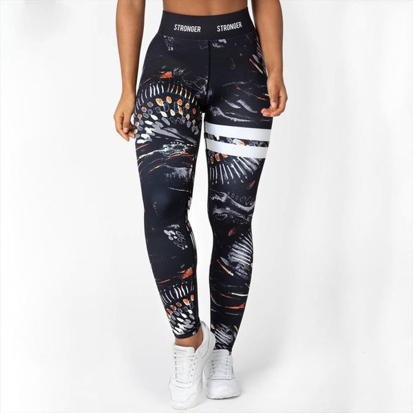 fashion high waist printed womens legging hip slim stretch cropped trousers casual clothing sports fitness, Black
fashion high waist printed womens legging hip slim stretch cropped trousers casual clothing sports fitness, Black