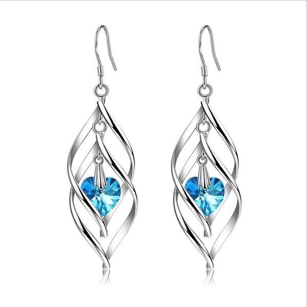 dangle & chandelier high grade crystal blue heart drop earrings for women jewelry trendy silver plated earring long tassel twist accessories
dangle & chandelier high grade crystal blue heart drop earrings for women jewelry trendy silver plated earring long tassel twist accessories