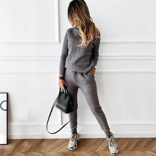joggers sports suit two piece set women high collar solid color women's sweaters fitness sports trousers oversized 2 piece set, White
joggers sports suit two piece set women high collar solid color women's sweaters fitness sports trousers oversized 2 piece set, White