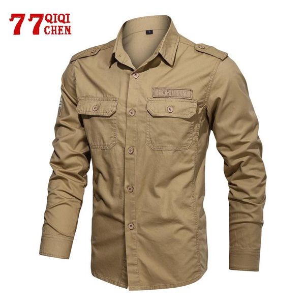 men's casual shirts tactics cargo men long sleeve cotton slim fit military camisa army breathable autumn plus size 6xl, White;black
men's casual shirts tactics cargo men long sleeve cotton slim fit military camisa army breathable autumn plus size 6xl, White;black