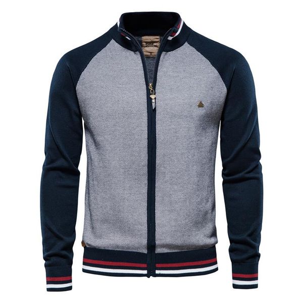 men's sweaters aiopeson spliced cotton cardigan men streetwear casual zipper sweater winter fashion brand cardigans for, White;black
men's sweaters aiopeson spliced cotton cardigan men streetwear casual zipper sweater winter fashion brand cardigans for, White;black
