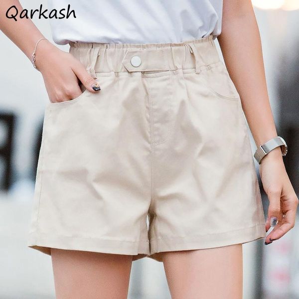 women's shorts women leisure summer elastic waist college slim teens all-match clothing solid pockets korean chic friends holiday denim, White;black
women's shorts women leisure summer elastic waist college slim teens all-match clothing solid pockets korean chic friends holiday denim, White;black