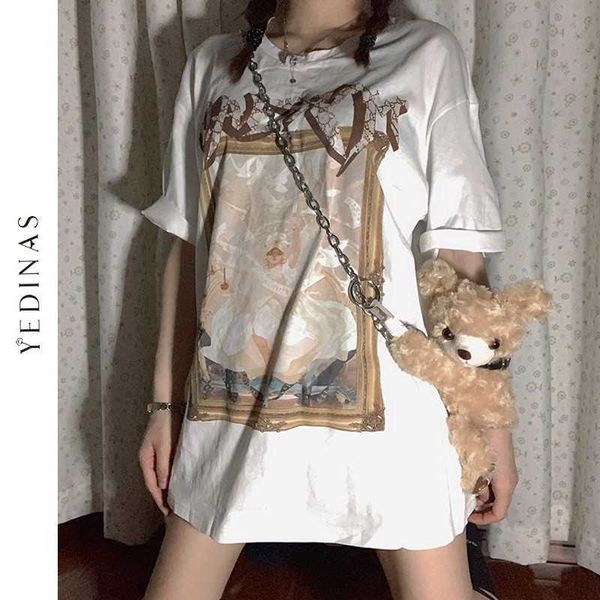 yedinas vintage graphic tee women punk oversized -shirt 90s aesthetic print harajuku shirts e girl y2k op for girls white 210527
yedinas vintage graphic tee women punk oversized -shirt 90s aesthetic print harajuku shirts e girl y2k op for girls white 210527