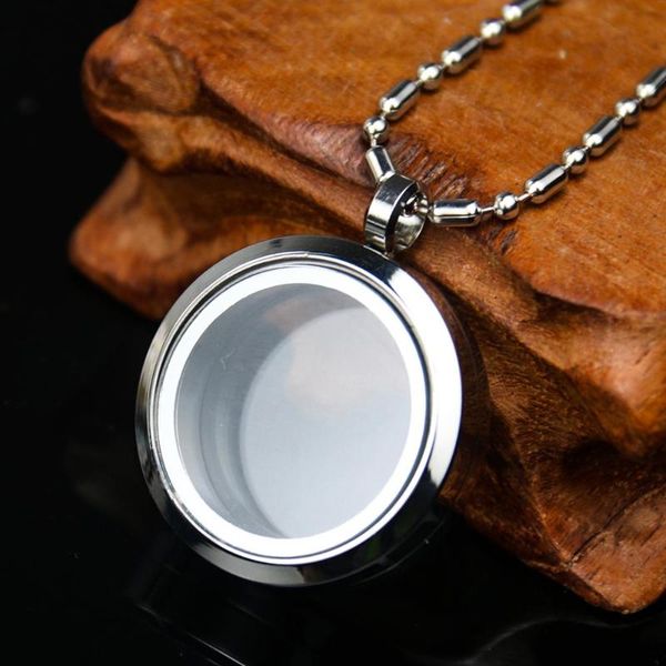 pendant necklaces verdandi round glass place po box circular frame stainless steel necklace smooth transparent jewelry gift, Silver
pendant necklaces verdandi round glass place po box circular frame stainless steel necklace smooth transparent jewelry gift, Silver