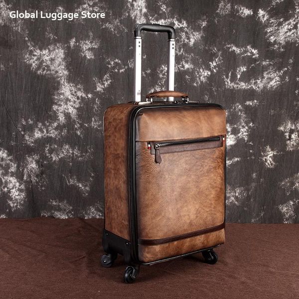 suitcases fashion 20inch leather luggage for business trip genuine rolling case men women travel real cowhide
suitcases fashion 20inch leather luggage for business trip genuine rolling case men women travel real cowhide