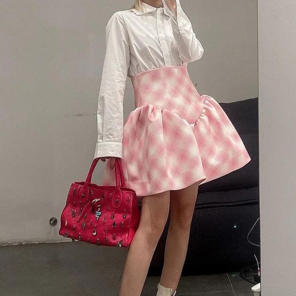 skirts runway bubble sweet chic lotus leaf check cloud skirt high waist a-line mini women fall winter clothes, Black
skirts runway bubble sweet chic lotus leaf check cloud skirt high waist a-line mini women fall winter clothes, Black