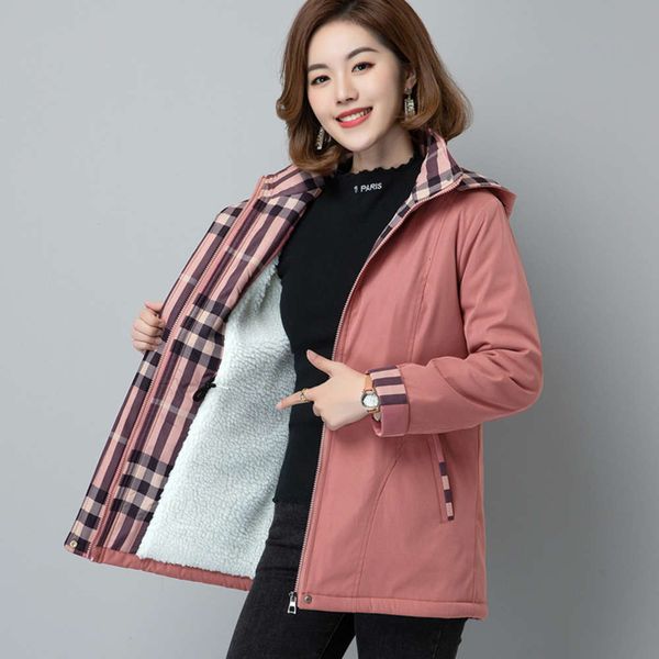 winter women's cotton padded loose plush leisure thickened jacket warm coat for and mothers, Black
winter women's cotton padded loose plush leisure thickened jacket warm coat for and mothers, Black