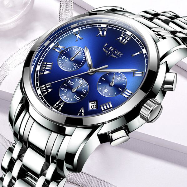 lige 2021new fashion women watches ladies brand luxury waterproof quartz clocks watch women stainless steel date gift clockg, Slivery;brown
lige 2021new fashion women watches ladies brand luxury waterproof quartz clocks watch women stainless steel date gift clockg, Slivery;brown
