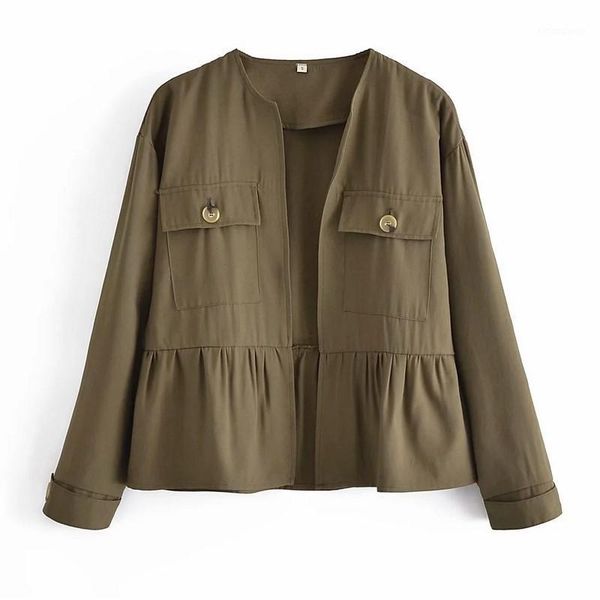women's jackets catonatoz 2464 fashion casual jean with ruffled hem cotton ladies coat casaco feminino jaqueta feminina, Black;brown
women's jackets catonatoz 2464 fashion casual jean with ruffled hem cotton ladies coat casaco feminino jaqueta feminina, Black;brown