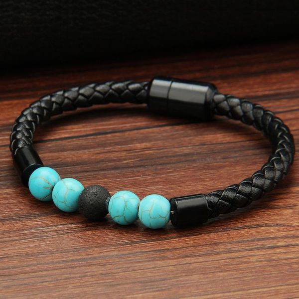 2020 new style magnetic buckle men's leather bracelet natural volcanic stone beaded men's hand jewelry factor jllnqv
2020 new style magnetic buckle men's leather bracelet natural volcanic stone beaded men's hand jewelry factor jllnqv