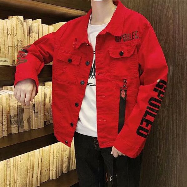 2021 spring autumn denim jacket men's loose korean version trend same jacket slim retro clothes trend jean outerwear, Black;brown
2021 spring autumn denim jacket men's loose korean version trend same jacket slim retro clothes trend jean outerwear, Black;brown