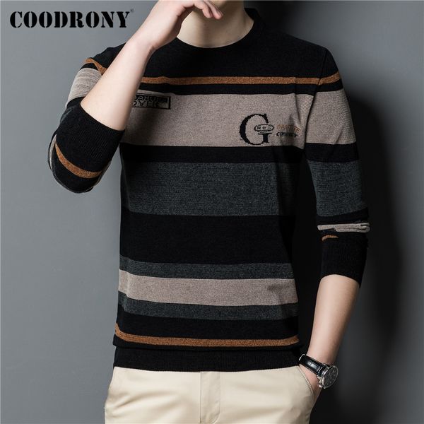 coodrony autumn winter sweater men clothing new arrival streetwear fashion soft warm knitted chenille wool jersey pullover c1371, White;black
coodrony autumn winter sweater men clothing new arrival streetwear fashion soft warm knitted chenille wool jersey pullover c1371, White;black