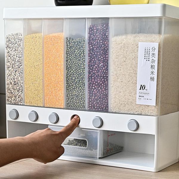 storage bottles & jars wall-mounted seperated grain cereal can rice box classification metering cylinder automatic plastic
storage bottles & jars wall-mounted seperated grain cereal can rice box classification metering cylinder automatic plastic