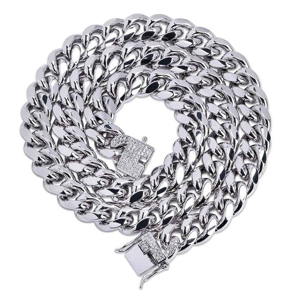 2020 miami cuban chain 12mm men's necklace with 18k real gold plating micro set diamond jewelry clasp, Silver
2020 miami cuban chain 12mm men's necklace with 18k real gold plating micro set diamond jewelry clasp, Silver