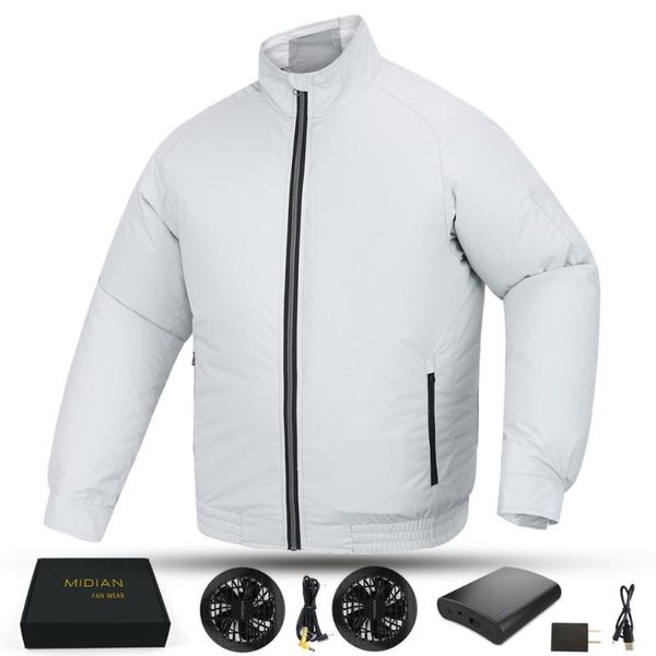 men's vests midian ice pack fan cooling vest jackets air-conditioning clothing fishing hiking cycling outdoor sun protection 2021, Black;white
men's vests midian ice pack fan cooling vest jackets air-conditioning clothing fishing hiking cycling outdoor sun protection 2021, Black;white