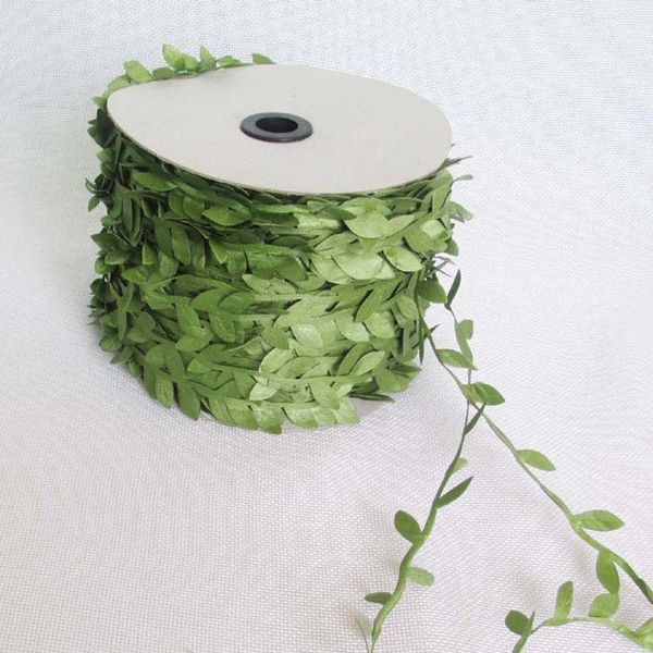 party decoration 40m green fake leaves fabric woven diy manual decorated rope ribbon home wedding decorative gift packing
party decoration 40m green fake leaves fabric woven diy manual decorated rope ribbon home wedding decorative gift packing