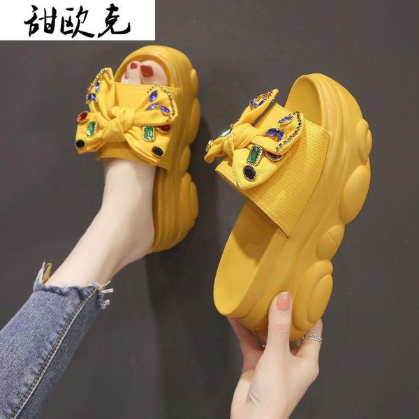 summer new bowknot women sandals fashion comfortable rhinestone wedges women sandals comfortable outdoor beach, Black
summer new bowknot women sandals fashion comfortable rhinestone wedges women sandals comfortable outdoor beach, Black