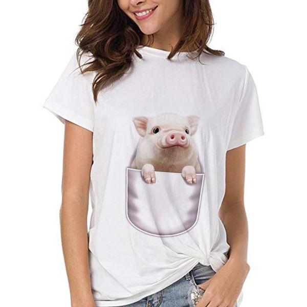 cute pig printed t-shirt kawaii thin section tshirt female 2021 new summer fashion hipster harajuku women t shirt clothing, White
cute pig printed t-shirt kawaii thin section tshirt female 2021 new summer fashion hipster harajuku women t shirt clothing, White