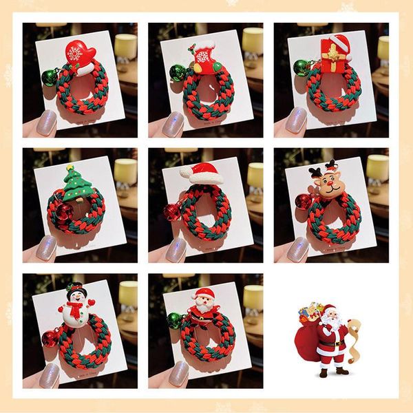 shuangr christmas girls cute cartoon santa claus elk bells scrunchie kids sweet elastic hair band headband hair accessories, Slivery;white
shuangr christmas girls cute cartoon santa claus elk bells scrunchie kids sweet elastic hair band headband hair accessories, Slivery;white