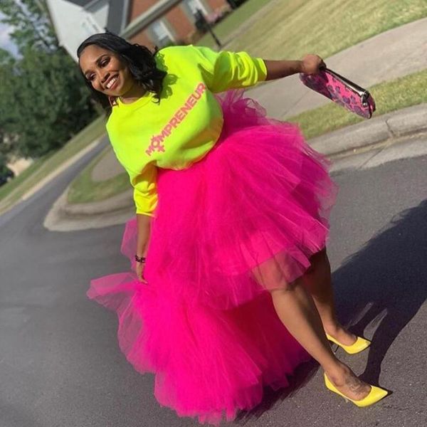 skirts paris street long skirt women jupe tiered tulle party kobieta spódnice pink hi low faldas mujer moda, Black
skirts paris street long skirt women jupe tiered tulle party kobieta spódnice pink hi low faldas mujer moda, Black