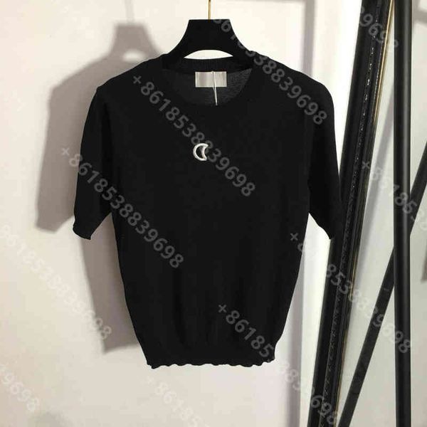 22ss summer women short sleeve knitted sweater t shrits slim fit pullover t-shirt embroidered logo wool knit elastic brand logo cch..el casu, White
22ss summer women short sleeve knitted sweater t shrits slim fit pullover t-shirt embroidered logo wool knit elastic brand logo cch..el casu, White