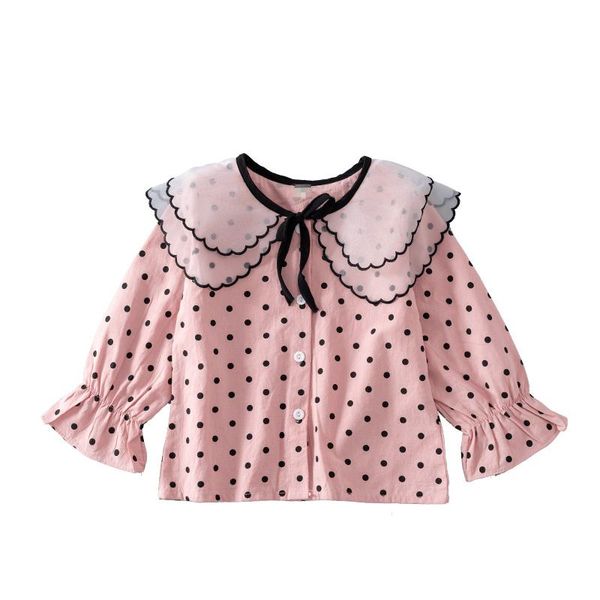 shirts dfxd children spring blouses 2021 england style polka dot print double-layered shirt toddler clothes girls party blouse, White;black
shirts dfxd children spring blouses 2021 england style polka dot print double-layered shirt toddler clothes girls party blouse, White;black
