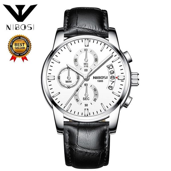 wristwatches nibosi men's watches luxury waterproof business casual wrist watch simple fashion classic ping 2353, Slivery;brown
wristwatches nibosi men's watches luxury waterproof business casual wrist watch simple fashion classic ping 2353, Slivery;brown