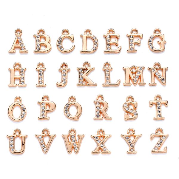 260pcs 10sets 13mm a-z letters charms pendant alloy luxury rhinestone crystal alphabet charms pendant for necklace bracelet diy jewelry, Bronze;silver
260pcs 10sets 13mm a-z letters charms pendant alloy luxury rhinestone crystal alphabet charms pendant for necklace bracelet diy jewelry, Bronze;silver