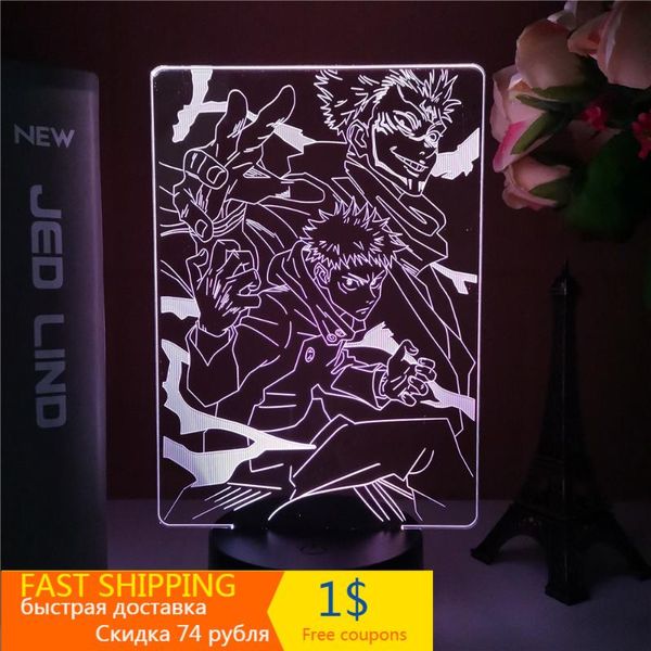 night lights anime jujutsu kaisen ryomen sukuna led light lamp for bedroom decor birthday gift yuji itadori gadget
night lights anime jujutsu kaisen ryomen sukuna led light lamp for bedroom decor birthday gift yuji itadori gadget