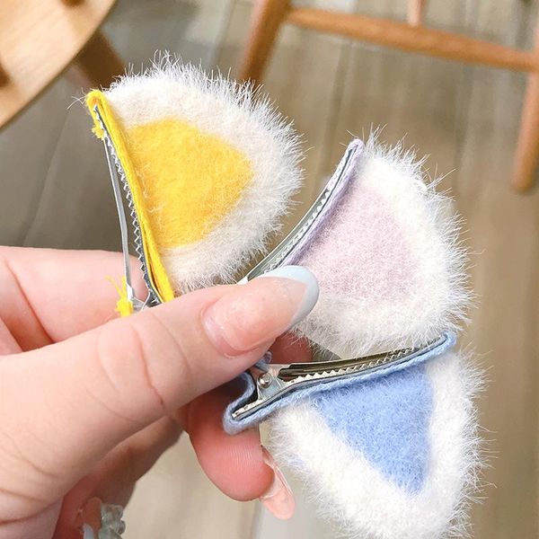 hair accessories 2pcs/ pair lovely faux fur cat ears hairpin clips headwear children ornaments barrettes christmas gift, Slivery;white
hair accessories 2pcs/ pair lovely faux fur cat ears hairpin clips headwear children ornaments barrettes christmas gift, Slivery;white