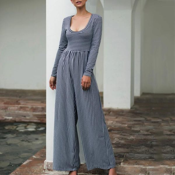 women's jumpsuits & rompers women long sleeve loose wide leg pants u-neck autumn striped, Black;white
women's jumpsuits & rompers women long sleeve loose wide leg pants u-neck autumn striped, Black;white