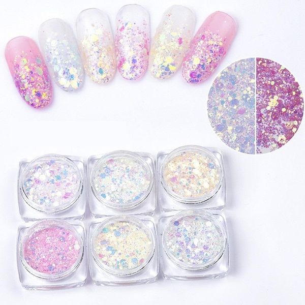 nail glitter 1 box uv light color changing sequins sunlight sensitive colorful art flakes 3d manicure decoration, Silver;gold
nail glitter 1 box uv light color changing sequins sunlight sensitive colorful art flakes 3d manicure decoration, Silver;gold