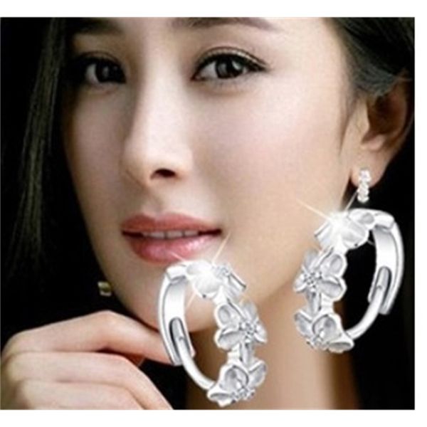 wholesale low price chaming crystal diamond lady's earings tx 19we, Silver