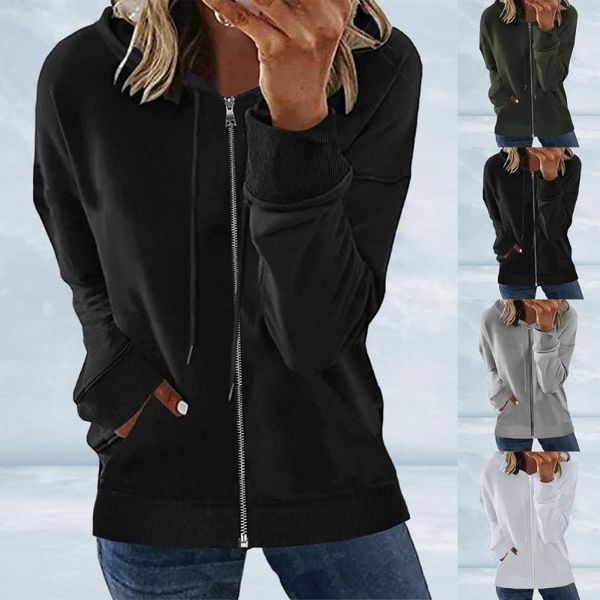 women's hoodies & sweatshirts stretchy sporty zipper drawstring pockets hooded sweatshirt for running, Black
women's hoodies & sweatshirts stretchy sporty zipper drawstring pockets hooded sweatshirt for running, Black