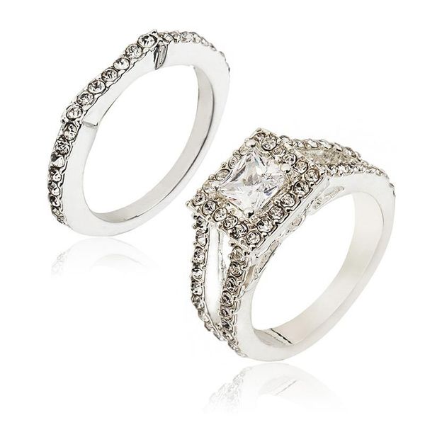 wedding rings 2pcs/set of echte pure silver color cz crystal crown lover for women authentic couple jewelry anel, Slivery;golden
wedding rings 2pcs/set of echte pure silver color cz crystal crown lover for women authentic couple jewelry anel, Slivery;golden