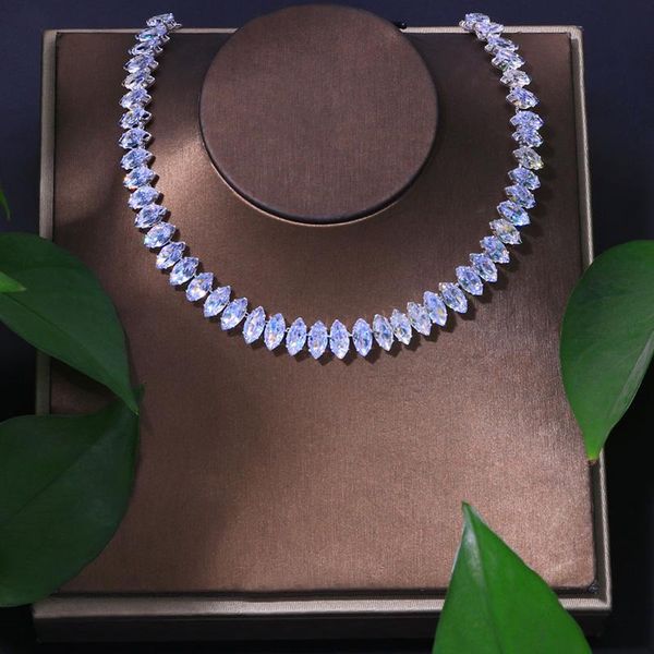 chokers fashion jewelry rhombus zircon necklace short choker for women wedding accessories bridal tennis chain collar jewellery, Golden;silver
chokers fashion jewelry rhombus zircon necklace short choker for women wedding accessories bridal tennis chain collar jewellery, Golden;silver