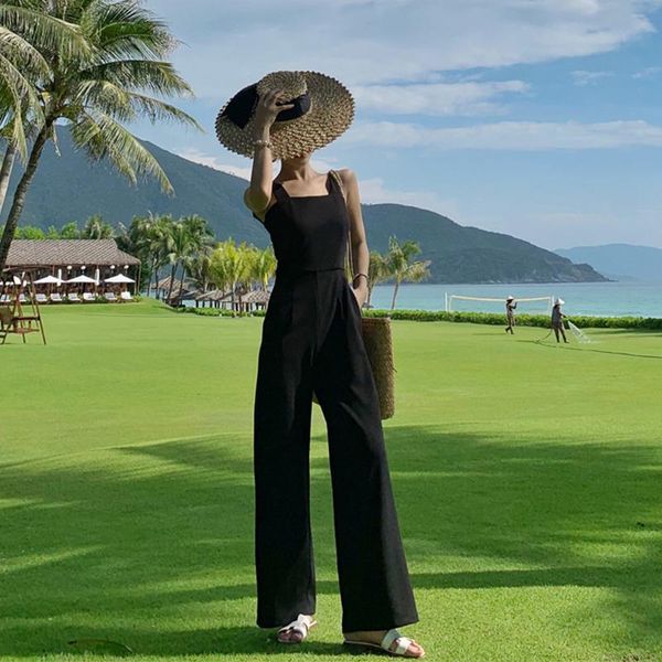 women's jumpsuits & rompers fashion women arrival casual comfortable jumpsuit vintage party trend backless summer beach long ro, Black;white
women's jumpsuits & rompers fashion women arrival casual comfortable jumpsuit vintage party trend backless summer beach long ro, Black;white