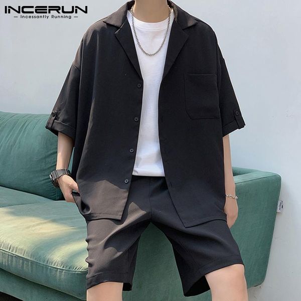 men's tracksuits korean style 2021 handsome middle sleeve shorts all-match simple casual streetwear well fitting male suit s-5xl inceru, Gray
men's tracksuits korean style 2021 handsome middle sleeve shorts all-match simple casual streetwear well fitting male suit s-5xl inceru, Gray