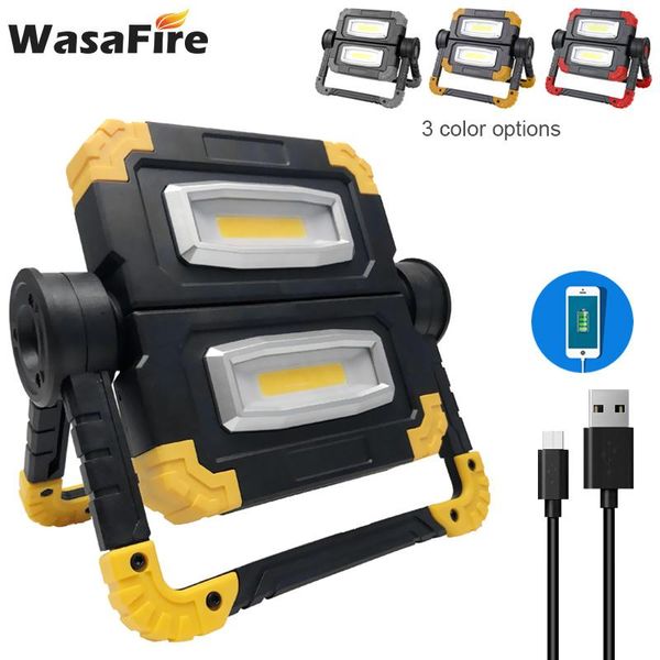 usb charging work light folding rotary outdoor portable double head cob anti-fall spotlight searchlight for camping hunting
usb charging work light folding rotary outdoor portable double head cob anti-fall spotlight searchlight for camping hunting